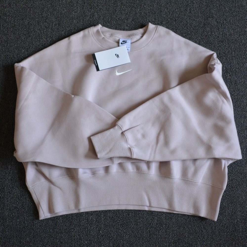 NWT Nike Phoenix Fleece Oversize Crewneck Sweatshirt Lilac Violet DQ5761 019